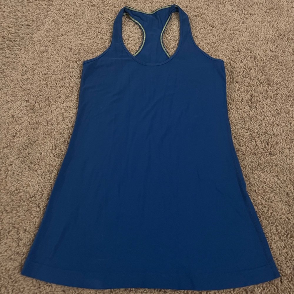 lululemon athletica Cobalt Blue Racerback Tank